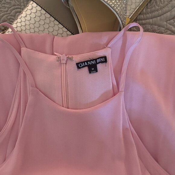 Gianni Bini Blush Pink Halter Jumpsuit – Size M - Picture 5 of 5